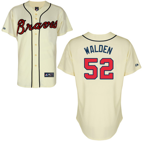Jordan Walden #52 mlb Jersey-Atlanta Braves Women's Authentic Alternate 2 Cool Base Baseball Jersey